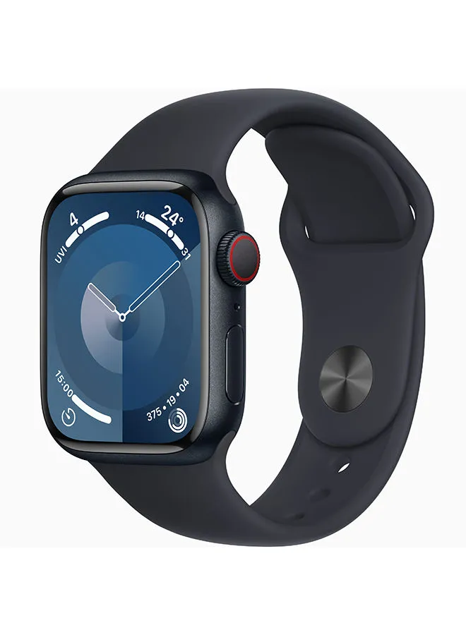 Apple Watch Series 9 GPS 41mm Midnight Aluminium Case With Midnight Sport Band