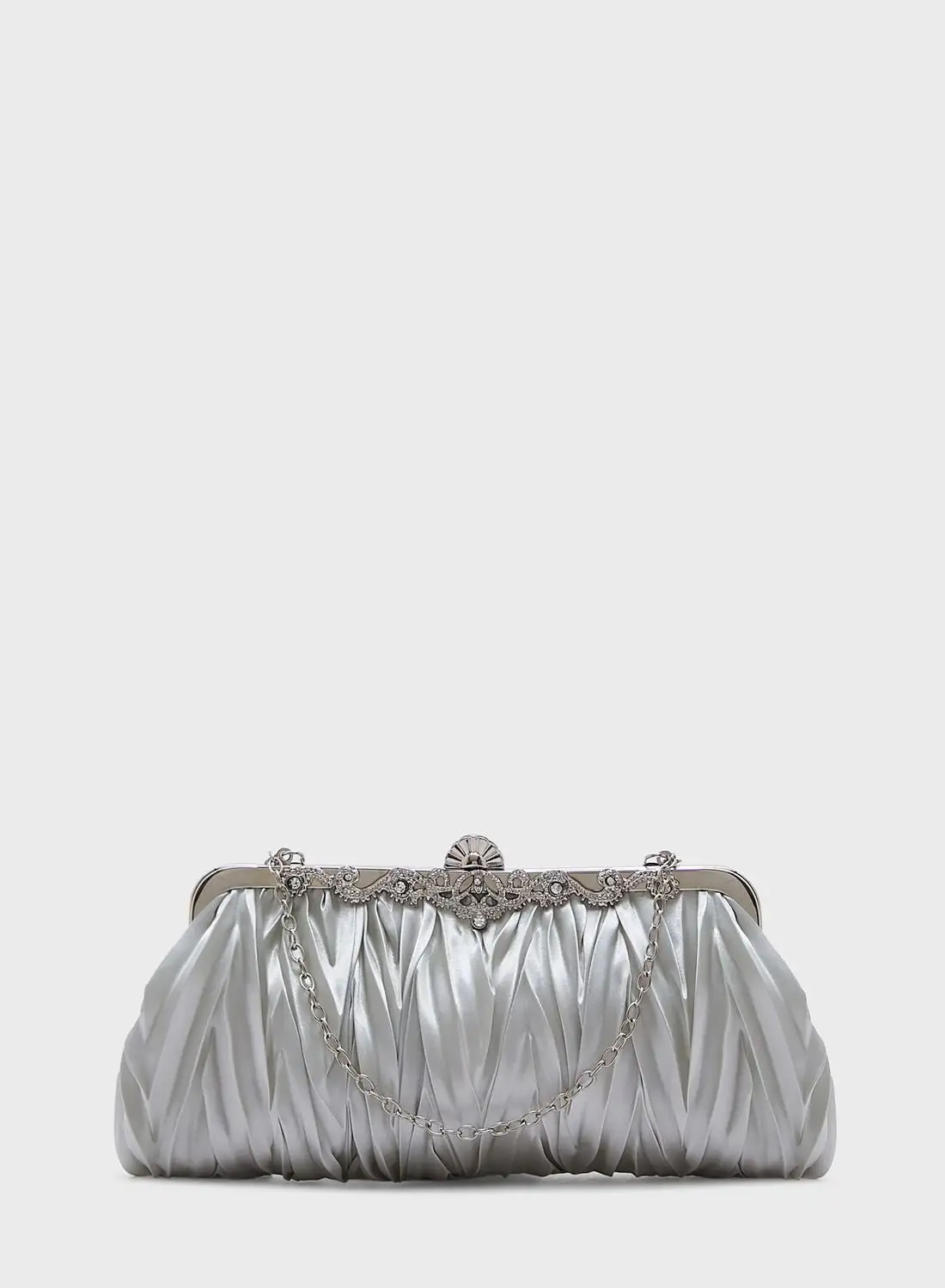 Ella Limited Edition Diamante Clasp Frame Evening Clutch Bag