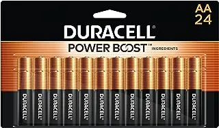 Duracell - Coppertop AA Alkaline بطاريات - طويلة الأمد ، بطارية مزدوجة متعددة الأغراض للمنزل والأعمال - 24 عدد