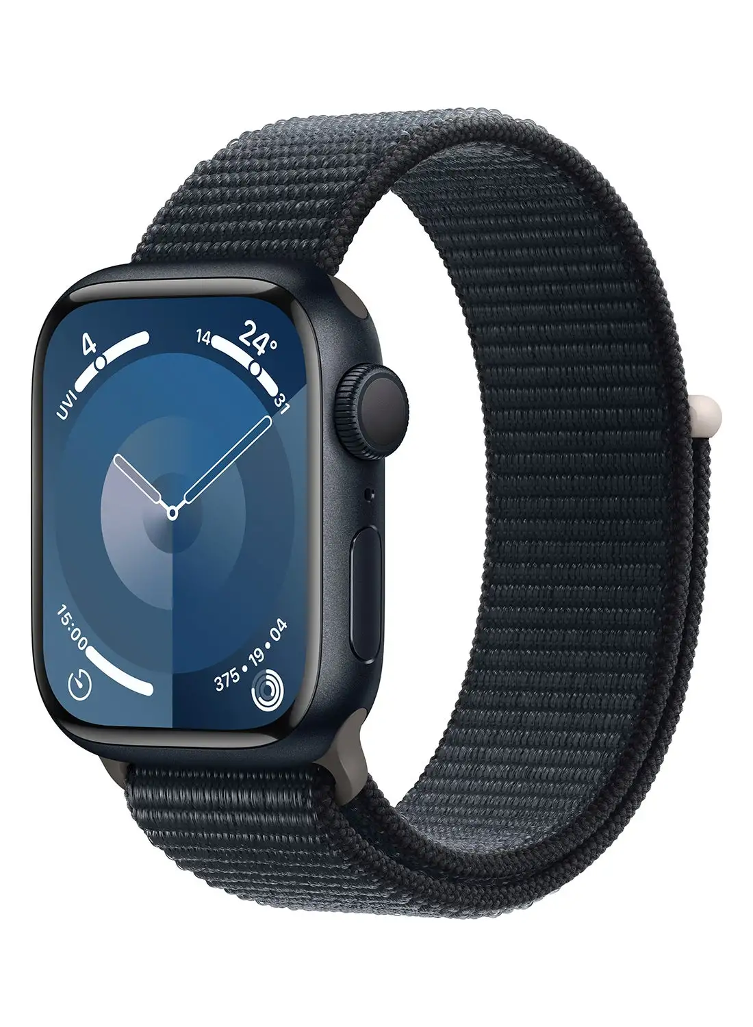 Apple Watch Series 9 GPS 41mm Midnight Aluminium Case With Midnight Sport Loop