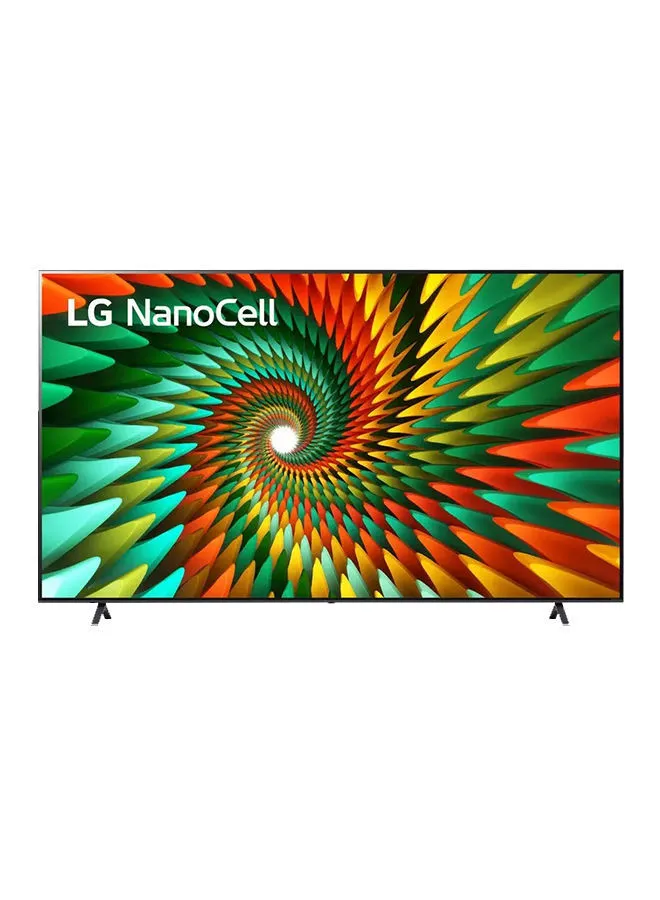 Lg 86 Inch NanoCell TV 4K HDR Smart TV 86NANO776RA. Black