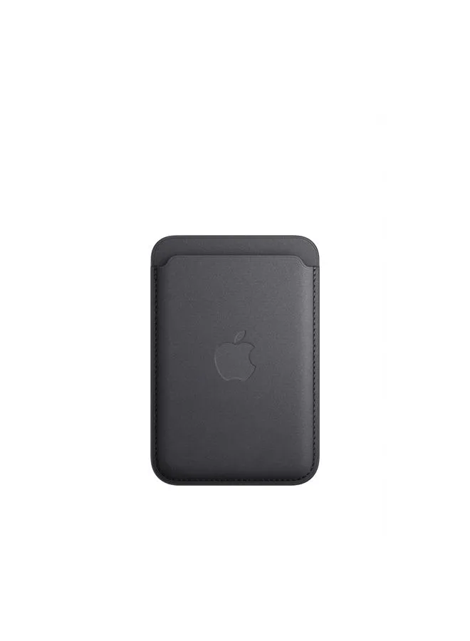 محفظة Apple iPhone FineWven مع MagSafe - أسود