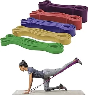 ab.Latex Resistance Band 2080 * 64 * 4.5 mm for home Exercise (Purple)