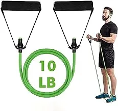 ab.Toning Tube Light Resistance of 10LB for home Exercise (GREEN)