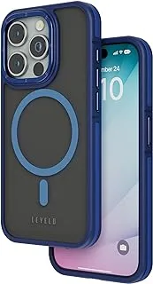 Levelo Rouge Phone Case for iPhone 15 Pro, Blue