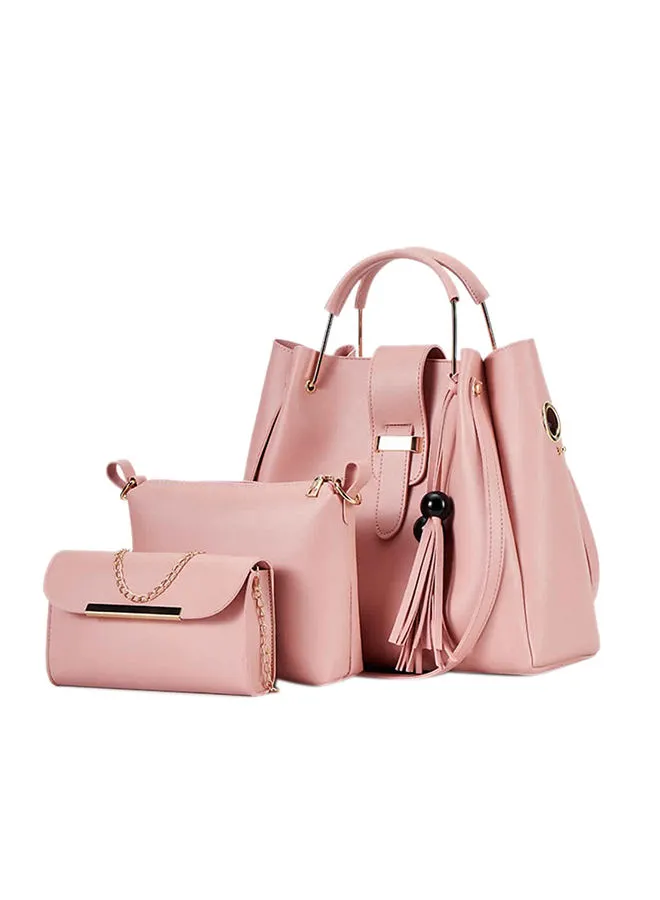 Generic 3-Piece Fashion Bag Set Pink