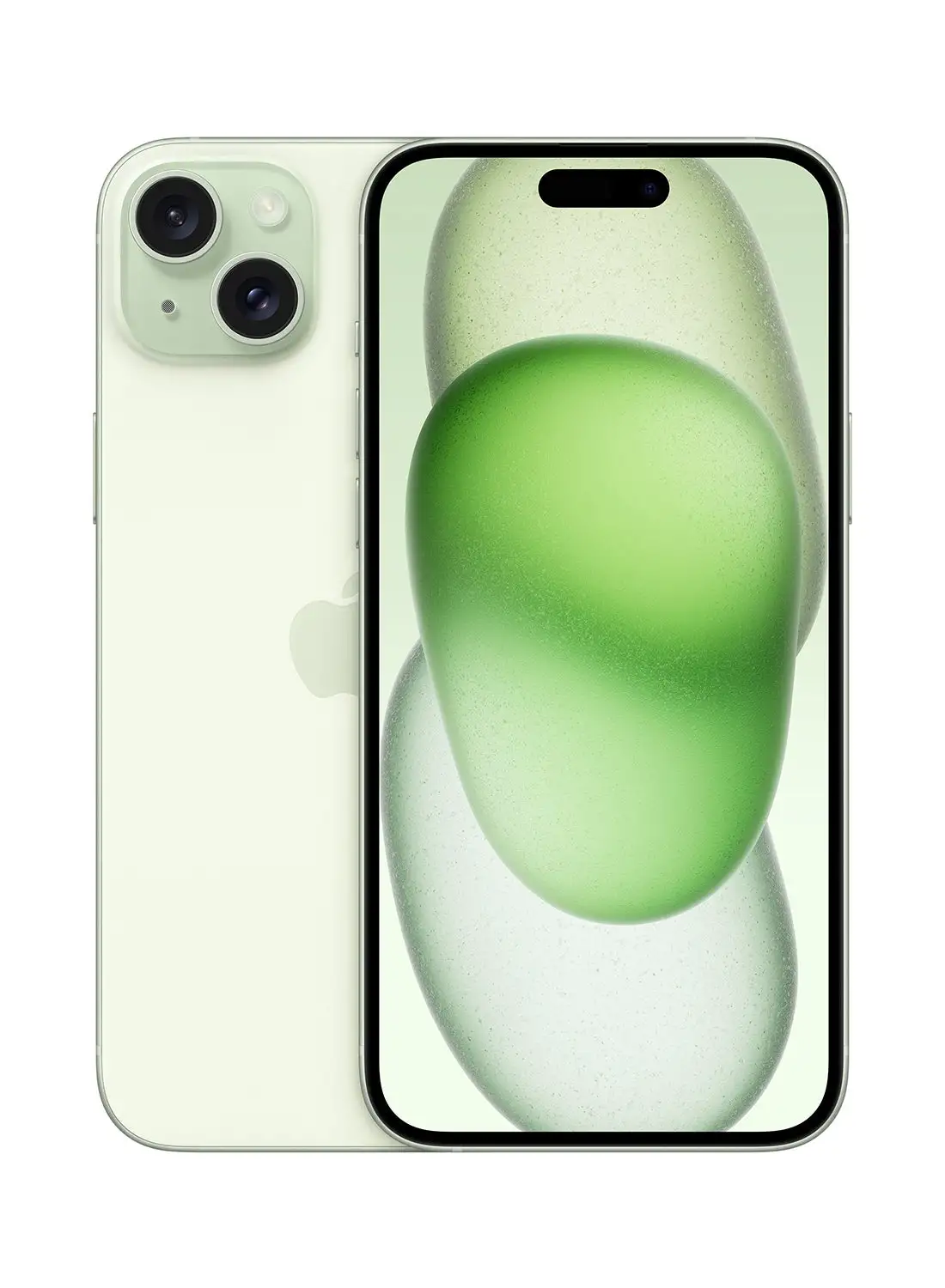 هاتف أبل آيفون 15 بلس بسعة 256 جيجابايت باللون الأخضر، يدعم تقنية 5G مع تطبيق فيس تايم - إصدار الشرق الأوسط