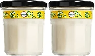 Mrs. Meyer's Aromatherapy Candle, 35 Hour Burn Time, Made with Soy Wax and Essential Oils, Honeysuckle, 7.2 Oz, Pack of 2