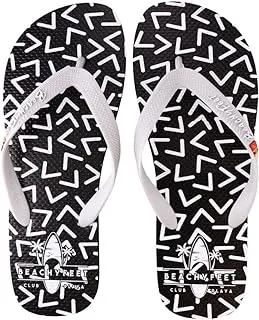 BeachyFeet Club De Playa Men's Flip Flop, EU 43/44 Size, 04 Black