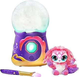 Magic Mixies Magical Misting Crystal Ball with Interactive 8 inch Pink Plush Toy and 80+ Sounds and Reactions.