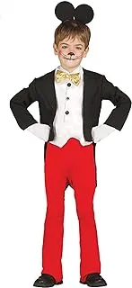 Child Mickey Mouse Costume, 3-4 Years. Costume includes: Hairband, Jabot, Jacket, Trousers