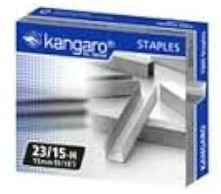 Kangaro 23/15 Staples 1000 Staples, Silver