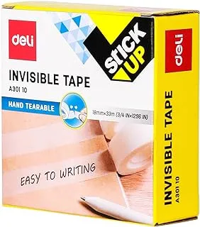 Deli Invisible Office Tape, 33 Meter Length X 18 mm Width