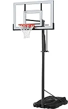 نظام كرة السلة المحمول Lifetime 71522 المنافسة XL، لوحة خلفية من الأكريليك مقاس 54 بوصة