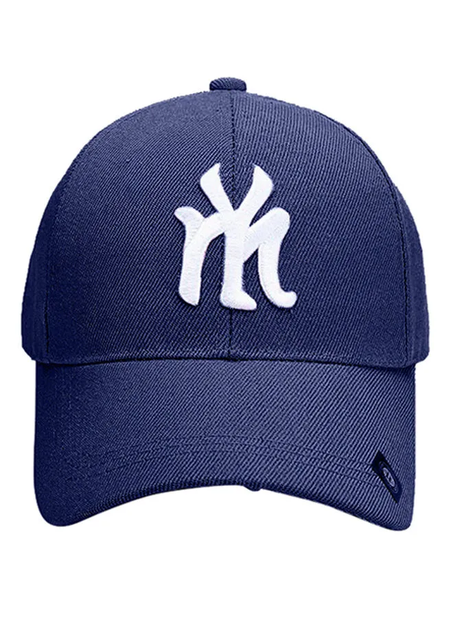 Generic قبعة هيب هوب بتطريز نيويورك أزرق