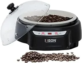 محمصة القهوة الكهربائية إديسون باللون الأسود 500 وات