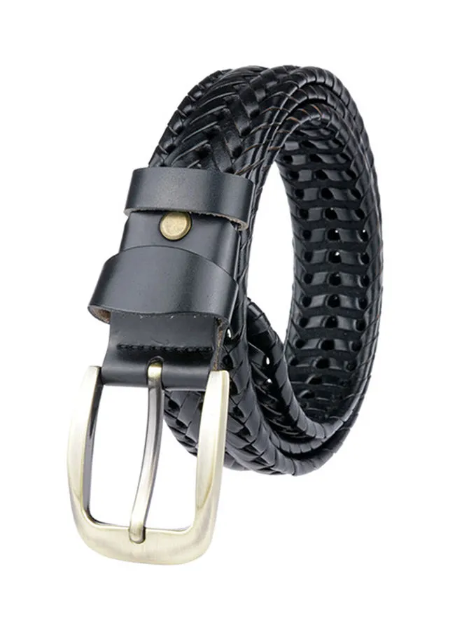 Generic Braided Woven Belt Black