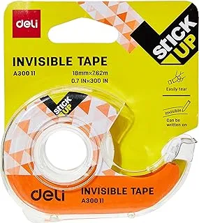 Deli Invisible Office Tape, 7.62 Meter Length x 18 mm Width