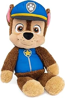GUND PAW Patrol Official Chase Take Along Buddy Plush Toy, Premium Stuffed Animal for Ages 1 & Up, Blue/Brown, 13”