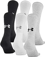 Under Armour Charged Cotton 2.0 Crew Socks, 6-Pairs