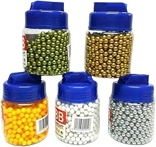 صندوق خرز رصاصي بلاستيكي BB من Drop Zone لمسدسات الألعاب، مجموعة مكونة من 1000 قطعة، مقاس 6 مم