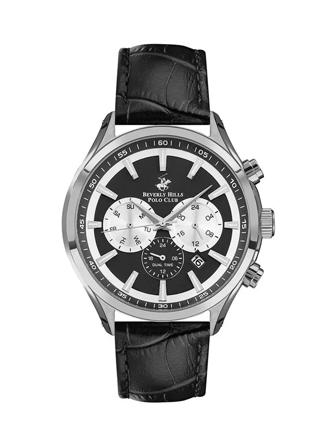 بيفرلي هيلز بولو كلوب ساعة يد رجالية كرونوغراف جلد BP3112X.351 - 46 ملم