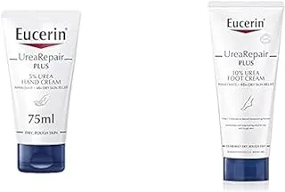 Eucerin Urea Repair Plus 5% Hand Cream 75 ml + foot cream 10% urea with lactate, 100 ml