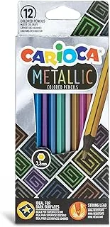 CARIOCA Metallic Pencil Box 12pcs