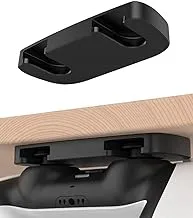 حامل طاولة تحكم ELECDON لوحدة تحكم PS5 PS4 أسفل المكتب لـ DualSense و DualShock 4 حامل وحدة التحكم تنظيم الطاولة وإدارة المكتب