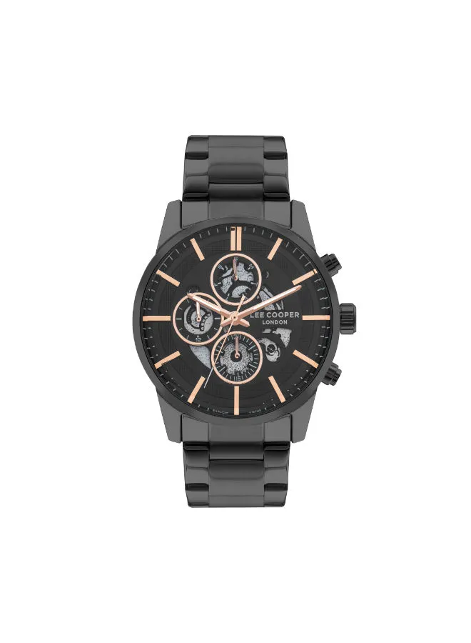Lee Cooper Men's Chronograph Metal Wrist Watch LC07562.060 - 46 Mm