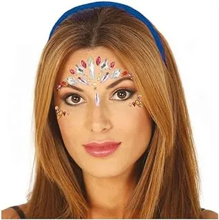 Fiestas Guirca Self-Adhesive Star Face Jewellery, Multicolor