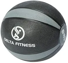 Delta Fitness 5 kg Medicine Wall Ball, Black/Grey