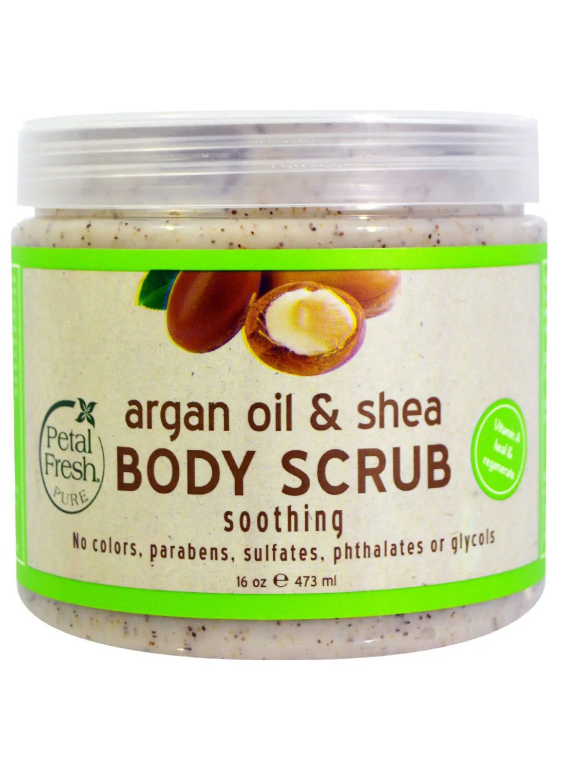 Petal fresh Pure Argan Oil And Shea Body Scrub 473ml