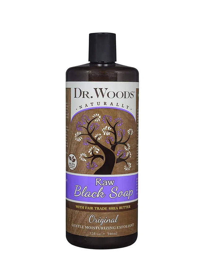 Dr. Woods Raw Black Soap With Fair Trade Shea Butter 946ml