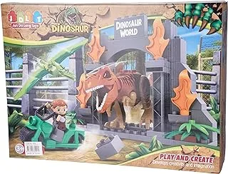 Generic Dinosaur World Building Blocks 68 Pieces