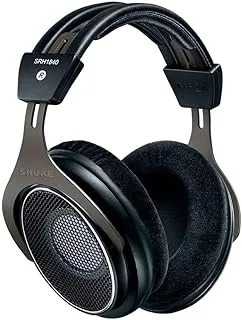 Shure SRH1840 Professional Open Back Headphones (Black), Small, Wired (Official KSA Version)