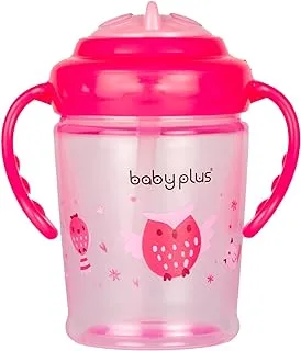 Baby Plus BP5167-C Cup with Straw Lid, Pink