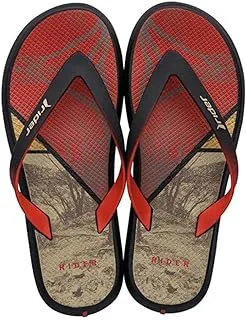 Rider BAY MEN'S SLIDES, BLUE/RED, 45-46 EU