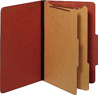 Pendaflex Recycled Classification File Folders, 2 Dividers, 2