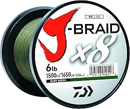 Daiwa J-Braid 150M 8-Strand خط جديلة دائرية منسوجة