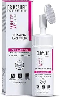 Dr.Rashel White Skin Foaming Face Wash For Fades Dark Spots With With Arbutin & Niacinamide For Pure White Complexion (150 ml)