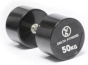 Delta Fitness Polyurethane Dumbbells 50 kg, 2-Pieces