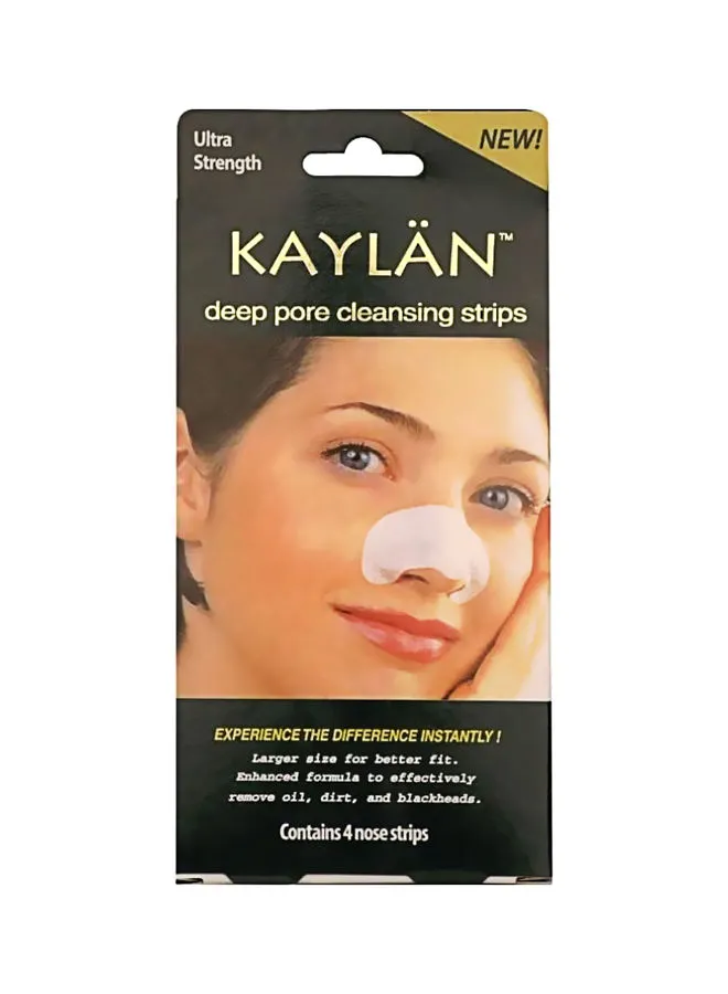 KAYLAN 4-Piece Nose Cleansing Strip Set White