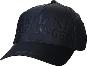 قبعة بيسبول من النايلون المنقوش من A|X Armani Exchange للجنسين للبالغين