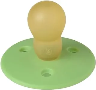 Mininor - Round Pacifier Latex 6M - Apple Green
