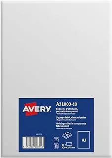 Avery A3L003 – 10 Pack 10 Labels D Oscilloscope, A3 420 X 297 mm)