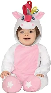 Unicorn Baby Costume, 6-12 Months. Includes: HOOD, JUMPSUIT, FEET