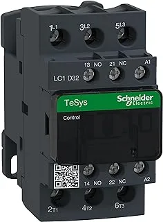 Schneider LC1D32M7 32 A 3P AC3 TeSys AC Coil D Contactor, 220 V, White