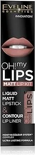Eveline Oh My Lips Liquid Matt Lipstick&Lip Liner No. 02 Milky Chocolate