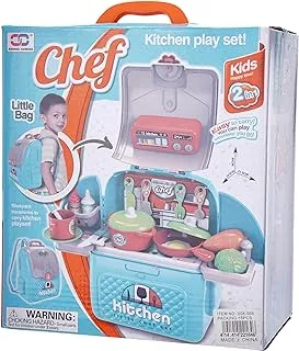 Generic 2 في 1 حقيبة أدوات المطبخ للأطفال
